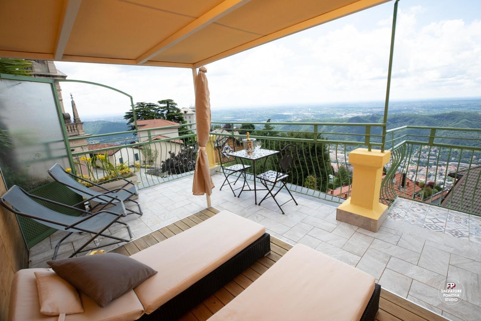 Hotel Vista Lago Brunate Bagian luar foto